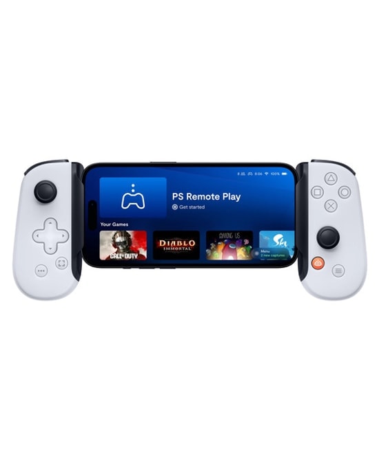 Backbone One Lightning PlayStation Edition Beyaz Telefon Oyun Konsolu (BB-02-P-WS) - iPhone Uyumlu, Ergonomik