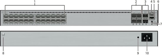 Huawei CloudEngine S5735 24x2.5Gigabit Lan Port 4x10GE SFP+ Port 2x12GE Stack Port 400W PoE+ S5735-L24P4XE-A-V2 Switch