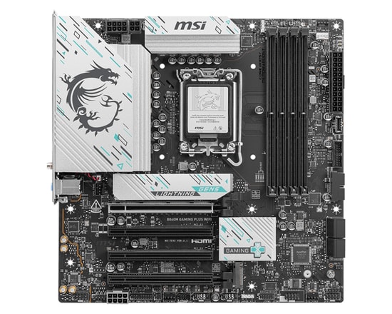 MSI B860M Gaming Plus WiFi D5 LGA1851 Micro ATX Anakart: DDR5 8800MHz(OC), WiFi 7, 5Gbps LAN, HDMI 2.1, DP 1.4, USB4 20G