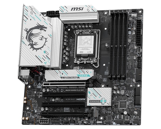 MSI B860M Gaming Plus WiFi D5 LGA1851 Micro ATX Anakart: DDR5 8800MHz(OC), WiFi 7, 5Gbps LAN, HDMI 2.1, DP 1.4, USB4 20G