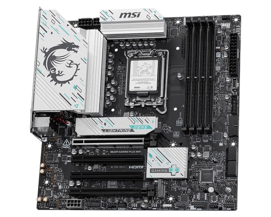 MSI B860M Gaming Plus WiFi D5 LGA1851 Micro ATX Anakart: DDR5 8800MHz(OC), WiFi 7, 5Gbps LAN, HDMI 2.1, DP 1.4, USB4 20G