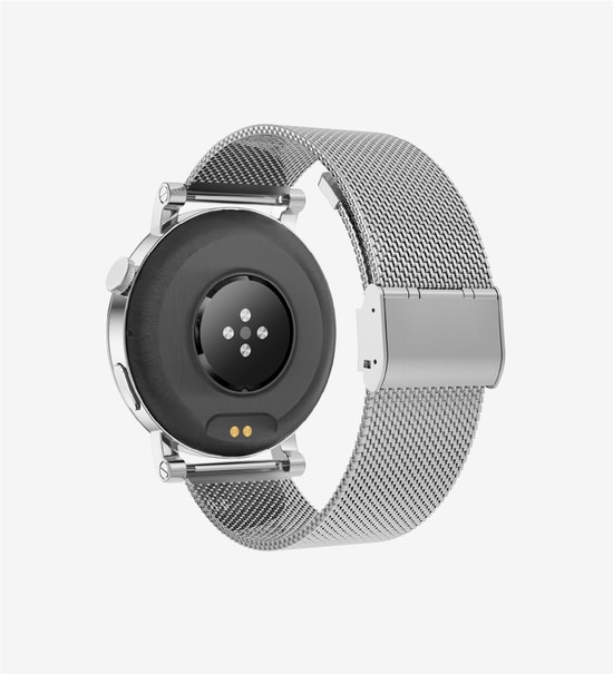 LinkTech S91 Gümüş Akıllı Saat (LPW-S91/SILVER) - 1.46" AMOLED Ekran, 6 Gün Pil, IP67 Suya Dayanıklı, Nabız Uyku Takibi