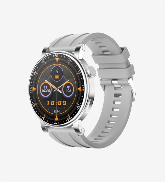 LinkTech S91 Gümüş Akıllı Saat (LPW-S91/SILVER) - 1.46" AMOLED Ekran, 6 Gün Pil, IP67 Suya Dayanıklı, Nabız Uyku Takibi