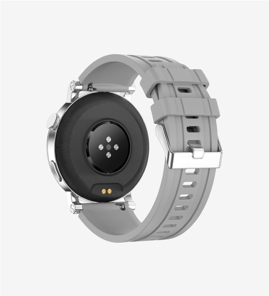 LinkTech S91 Gümüş Akıllı Saat (LPW-S91/SILVER) - 1.46" AMOLED Ekran, 6 Gün Pil, IP67 Suya Dayanıklı, Nabız Uyku Takibi