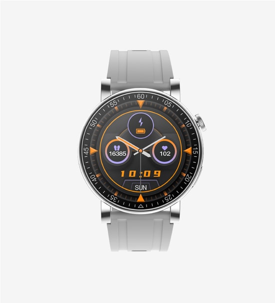 LinkTech S91 Gümüş Akıllı Saat (LPW-S91/SILVER) - 1.46" AMOLED Ekran, 6 Gün Pil, IP67 Suya Dayanıklı, Nabız Uyku Takibi