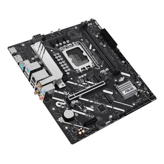 ASUS Prime H810M-A WiFi D5 Anakart: LGA1851, DDR5 6400MHz, CUDIMM, 2xM.2, WiFi 6, HDMI, DP, USB 3.2, ARGB Micro ATX