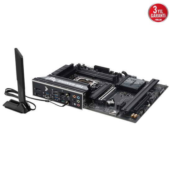 ASUS TUF Gaming B860-PLUS WIFI: Intel LGA1851 DDR5 8666MHz (OC), PCIe 5.0, 3xM.2, DP, HDMI, USB4, WiFi 7, ATX Anakart