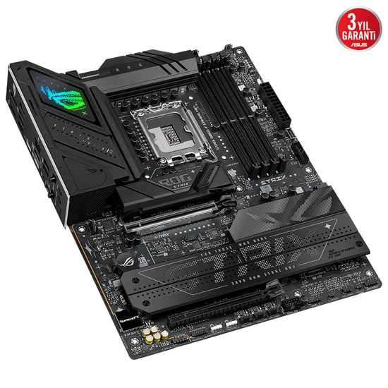 Asus ROG Strix B860-F Gaming WiFi 7 Anakart: LGA1851, DDR5 9066MHz, 4xM.2, HDMI, DP, 2.5G LAN, USB4, AURA RGB ATX
