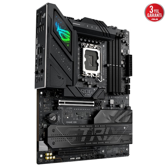 Asus ROG Strix B860-F Gaming WiFi 7 Anakart: LGA1851, DDR5 9066MHz, 4xM.2, HDMI, DP, 2.5G LAN, USB4, AURA RGB ATX