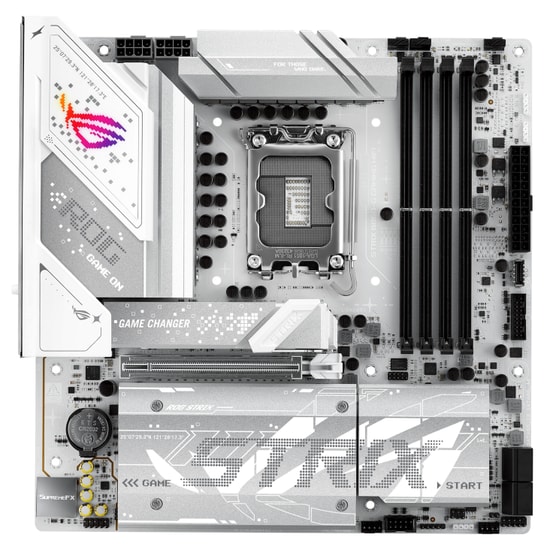 Asus ROG Strix B860-G Gaming WiFi D5 Anakart: LGA1851, DDR5 9066MHz, 4xM.2, HDMI, DP, Wi-Fi 7, 2.5G LAN, Aura RGB, mATX