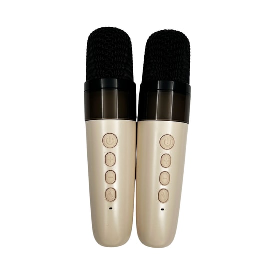 Nettech K13 Karaoke Box Bluetooth Hoparlör (Krem) NT-108818 - Kablosuz, Mikrofonlu, FM Radyo, USB ve AUX Girişli Speaker