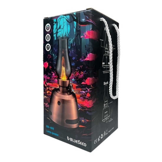 Blueseed BS-605 Gaz Lamba Kablosuz Bluetooth Hoparlör (NT-108796) - Rose Gold, Taşınabilir Speaker, Yüksek Ses Kalitesi