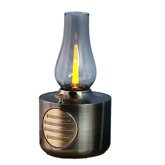 Blueseed BS-604 Gaz Lamba Görünümlü Bluetooth Hoparlör (NT-108829) - Kahverengi, Kablosuz, Yüksek Ses Kalitesi