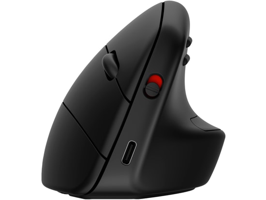 HP Ergonomic 925 Dikey Kablosuz Siyah Mouse (6H1A5AA) - 4000DPI, Bluetooth + 2.4GHz Alıcı, Ergonomik Tasarım, 6 Tuşlu