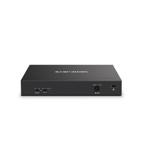 TP-Link Mercusys MS108GP 8 Port Gigabit PoE+ Switch - 7 PoE Portu, 65W, Metal Kasa, 250m Uzatma Modu, Yönetilemez