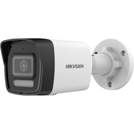 Hikvision DS-2CD1043G2-LIUF 4MP Dual Light Sesli Bullet IP Kamera - 2.8mm Lens, 30m IR, Hareket Algılama, Akıllı Hibrit