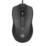 HP 105 Siyah Kablolu Mouse (822M9UT) - Ergonomik Tasarım, 1600 DPI Optik Sensör, Yüksek Hassasiyet ve Hızlı USB Bağlantı
