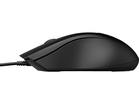HP 105 Siyah Kablolu Mouse (822M9UT) - Ergonomik Tasarım, 1600 DPI Optik Sensör, Yüksek Hassasiyet ve Hızlı USB Bağlantı