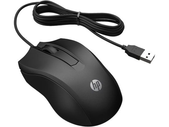 HP 105 Siyah Kablolu Mouse (822M9UT) - Ergonomik Tasarım, 1600 DPI Optik Sensör, Yüksek Hassasiyet ve Hızlı USB Bağlantı