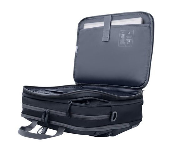 HP Travel Plus A2CE2AA Lacivert 14" Notebook Çantası - 15 Litre Hacim, 750D Polyester, Su Geçirmez, RFID Engelleyici Cep