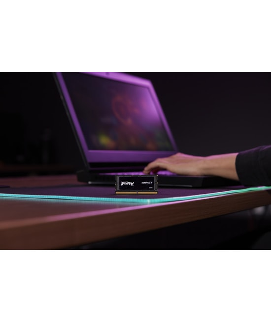 Kingston Fury Impact 16GB 5600MHz DDR5 SODIMM RAM (KF556S40IB-16TR) - CL40, PNP, 1.1V Notebook Bellek, Intel XMP 3.0
