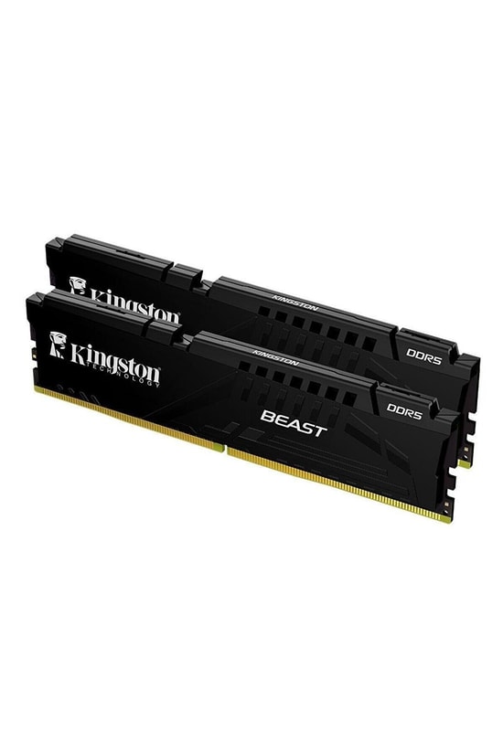 Kingston Fury Beast 32GB(2x16) 6400MHz DDR5 Ram (KF564C32BBEK2-32TR) - CL32, AMD Expo Destekli Yüksek Performans Bellek