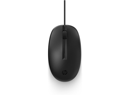 HP 125 Siyah Kablolu Mouse (265A9UT) - Ergonomik Tasarım,  Tak Çalıştır, 1200 DPI Hassasiyet, Kolay Temizlenebilir