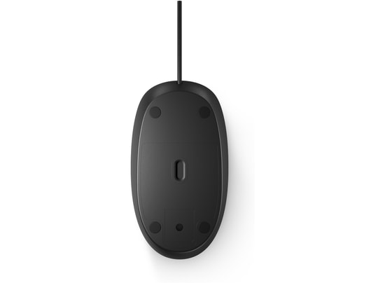 HP 125 Siyah Kablolu Mouse (265A9UT) - Ergonomik Tasarım,  Tak Çalıştır, 1200 DPI Hassasiyet, Kolay Temizlenebilir