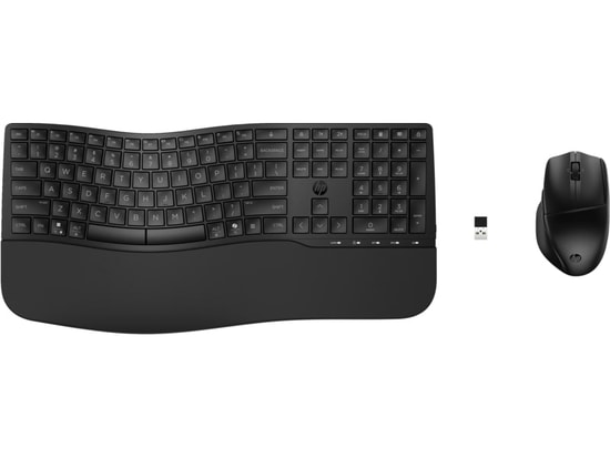 HP Comfort 685 Ergonomik Türkçe Q Düzen Kablosuz Klavye Mouse Seti (8T6L7UT) - Bluetooth, 4000 DPI Mouse, Bilek Destekli