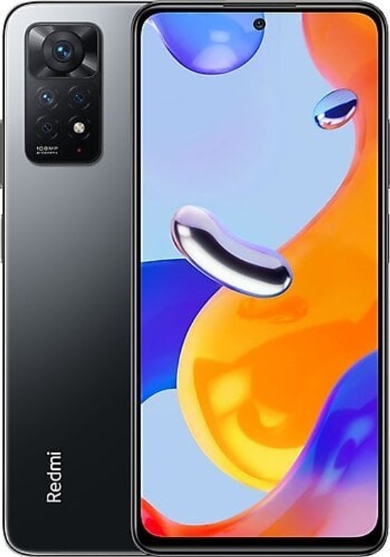 Xiaomi Redmi Note 11 Pro 128GB 8GB RAM Gri Akıllı Telefon (Türkiye Garantili) - AMOLED Ekran, 67W Şarj, 108MP Kamera
