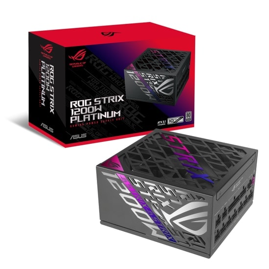 Asus ROG STRIX 1200P 1200W 80+ Platinum Güç Kaynağı - Tam Modüler, ATX 3.1, PCIe 5.1, GaN MOSFET, 1200 Watt