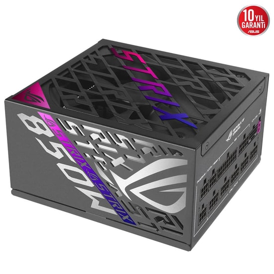 Asus Rog Strix 850P 850W Tam Modüler Güç Kaynaği 80 Plus Platinum ATX 3.1 GPU First GAN Mosfet Güç Kaynağı
