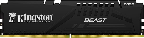 Kingston Fury Beast 32GB 6800MHz DDR5 Ram (KF568C34BBK2-32TR) - Tek Modül, CL34, AMD EXPO, Siyah Masaüstü Bellek