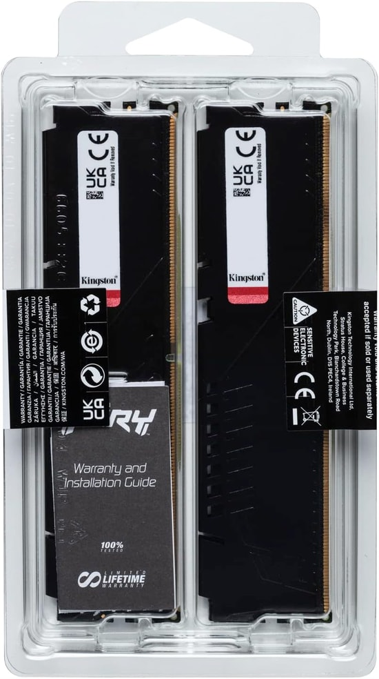 Kingston Fury Beast 32GB 6800MHz DDR5 Ram (KF568C34BBK2-32TR) - Tek Modül, CL34, AMD EXPO, Siyah Masaüstü Bellek