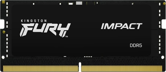 Kingston Fury Impact 32GB 5600MHz DDR5 SODIMM CL40 RAM (KF556S40IB-32TR) - 	1.1 V, ODECC, Intel XMP 3.0, Notebook Bellek