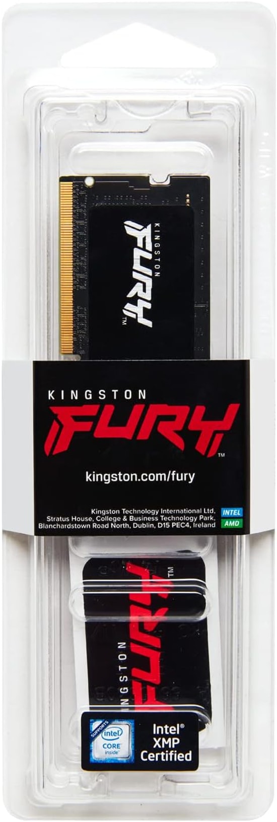 Kingston Fury Impact 32GB 5600MHz DDR5 SODIMM CL40 RAM (KF556S40IB-32TR) - 	1.1 V, ODECC, Intel XMP 3.0, Notebook Bellek