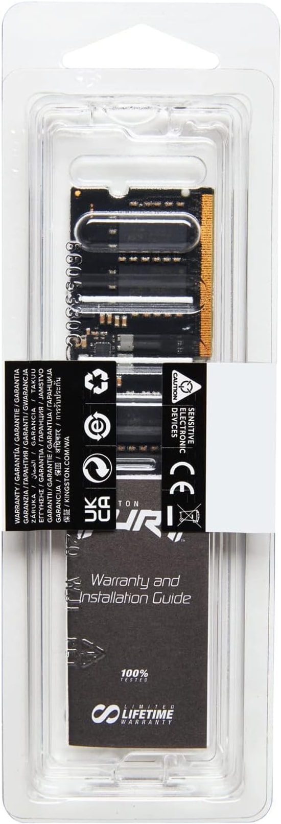 Kingston Fury Impact 32GB 5600MHz DDR5 SODIMM CL40 RAM (KF556S40IB-32TR) - 	1.1 V, ODECC, Intel XMP 3.0, Notebook Bellek