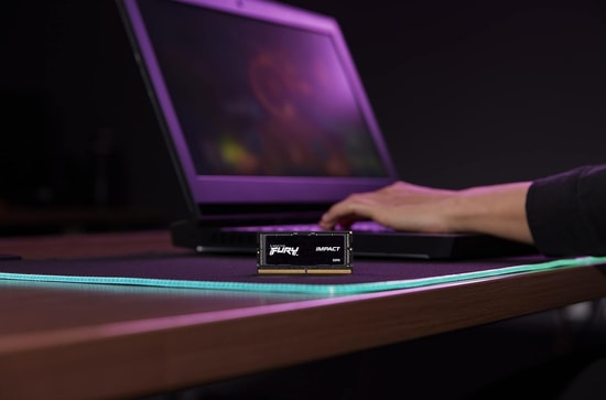 Kingston Fury Impact 32GB 5600MHz DDR5 SODIMM CL40 RAM (KF556S40IB-32TR) - 	1.1 V, ODECC, Intel XMP 3.0, Notebook Bellek