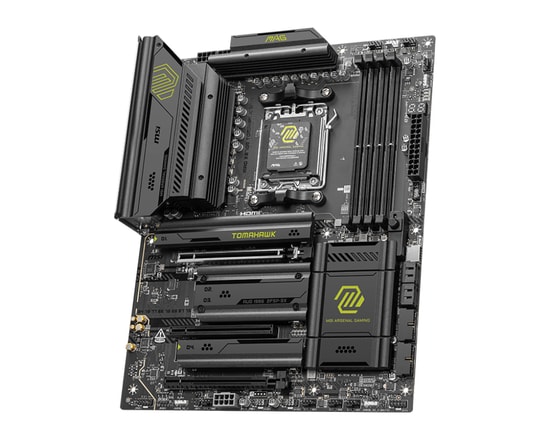 MSI MAG X870E Tomahawk Wifi Anakart: AM5, DDR5 8400MHz, PCIe 5.0, 4xM.2, USB4 40Gbps, Wi-Fi 7, 5G LAN, ATX