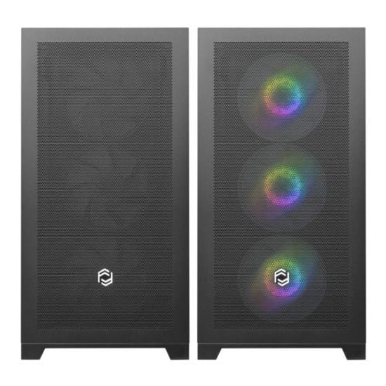 Frisby FC-9475G 600W Crevo Gaming Bilgisayar Kasası - 80+ Bronze, 4xRGB Fan, Mikro ATX, Toz Filtreli, Siyah Kasa