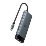 TP-Link UH6120C Type-C 6 Port Hub - 4K 60hz HDMI, 100W PD Şarj, Gigabit Ethernet, 2x USB 3.0, USB-C 3.0, Metal Gövde