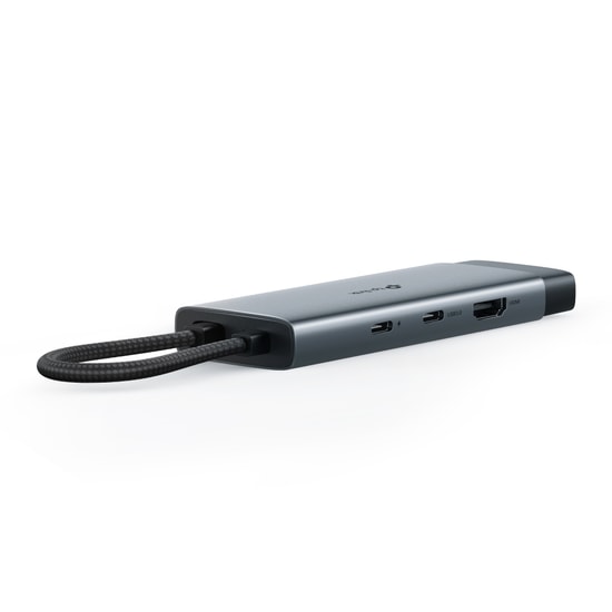 TP-Link UH6120C Type-C 6 Port Hub - 4K 60hz HDMI, 100W PD Şarj, Gigabit Ethernet, 2x USB 3.0, USB-C 3.0, Metal Gövde