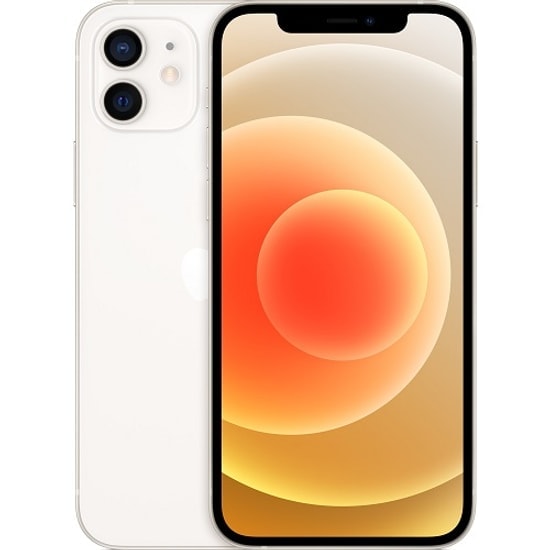 Apple iPhone 12 64 GB Beyaz Akıllı Telefon (Türkiye Garantili) - 6.1" Ekran, 4GB RAM, 5G, A14 İşlemci, 12MP Kamera, IPX8