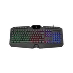 Frisby FK-4860QU RGB Kablolu Türkçe Q Oyuncu Klavyesi - Multimedya Tuşlu, Aydınlatmalı, 1.5m Kablo, Siyah Tasarım