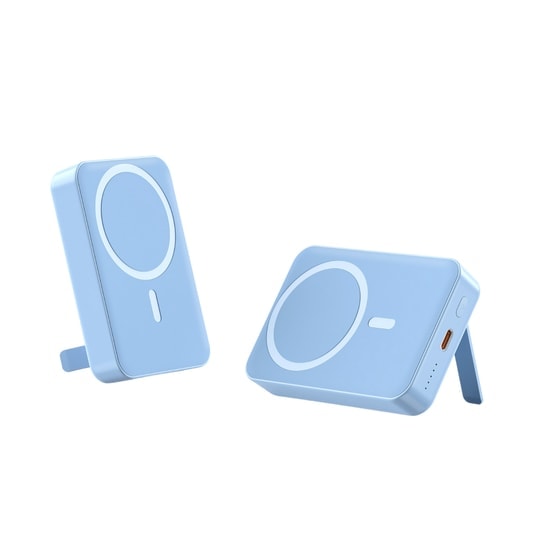 Nettech NT-PW32 Mavi 10000mAh MagSafe Powerbank (NT-104923) - 15W+20W PD Hızlı Şarj, Kablosuz Şarj, Type-C Output