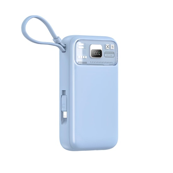 Nettech NT-PW35 20000mAh Mavi Powerbank (NT-104930) - 20W/22.5W/15W PD Hızlı Şarj, Lityum Polimer, Dijital Gösterge