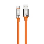 Nettech NT-DC27 18W Plastik 100Cm Turuncu Type-C Şarj ve Data Kablosu (NT-108289) - Hızlı Şarj Desteği, 1 Metre
