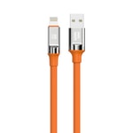 Nettech NT-DC28 12W Plastik 100Cm Lightning Şarj ve Data Kablosu (Turuncu)