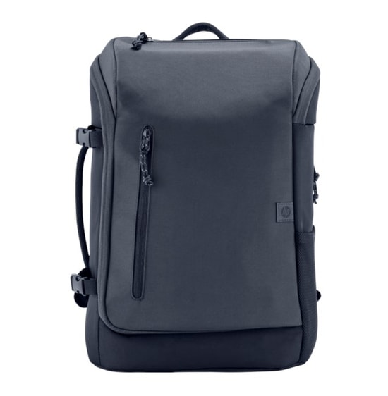 HP 6H2D8AA Travel 25 Litre 15.6" Demir Grisi Notebook Sırt Çantası - Genişletilebilir Hacim, EPE Köpük Dolgu, RFID Cebi