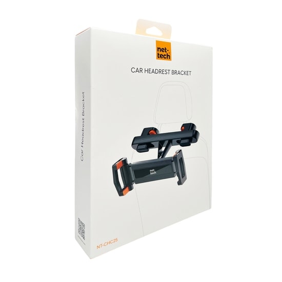 Nettech NT-CHC25 Araç İçi Koltuk Arkası Tablet Tutucu (NT-107875) - Siyah, Ayarlanabilir, Güvenli, Universal Uyum